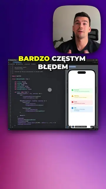 Nie popełniaj tego błędu w SwiftUI, pisz ładny kodzik i zaobserwuj po więcej tak
