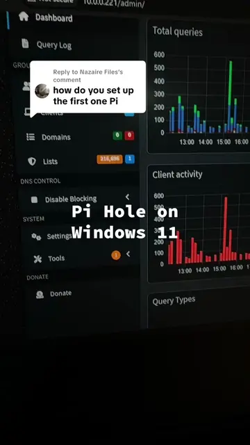 Replying to @Nazaire Files setting up pi hole on windows. #docker #pihole #itsal