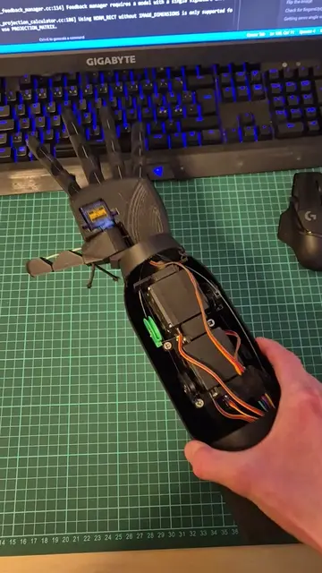 This is how i built my first robotic arm. #robotics #engineering #computerscienc