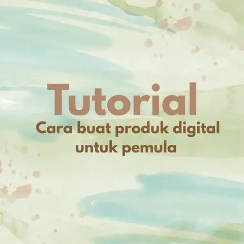 Untuk teman² yang masih bingung mau buat produk digital yang simple, aku kasih n