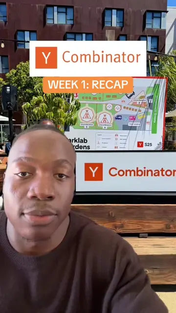 Week 1 Recap at Y Combinator  #Tech #ai #founder #ycombinator 