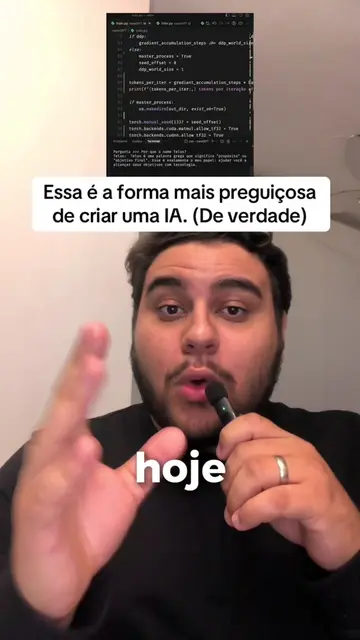 Esse é o jogo agora. Treina tua IA, usa teus dados, monta teu sistema. Quem aind