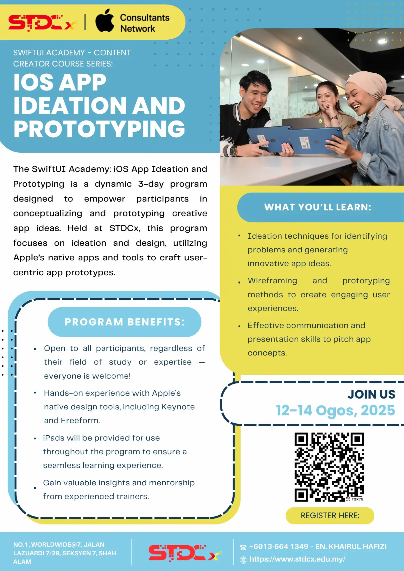 Join the iOS App Ideation and Prototyping Program with SwiftUI Academy! This imm