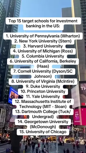 Here are the top 15 schools that Wall Street LOVES. If you’re trying to break in