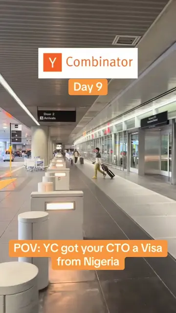 OUR CTO HAS ARRIVED!!  #ycombinator #Tech #ai #founder 