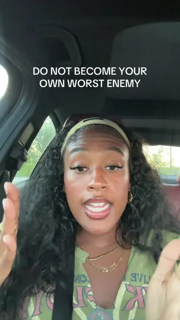 Don’t be your own worst enemy! Self love is the best love. Talk kind to yourself
