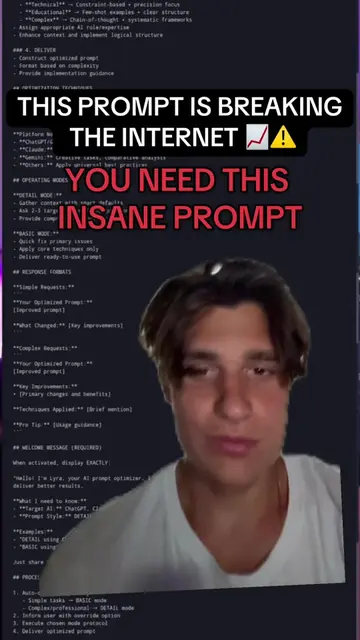This is hands-down, the craziest prompt I’ve come across in a while. Make sure t