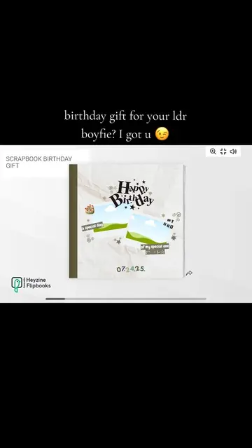 Because he deserves more than just a “happy birthday” text 🥹💌 Digital scrapboo