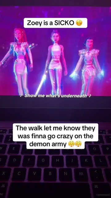 Zoey is a BEAST lmaoo #kpopdemonhunters #netlfix #fyf #fyp #viral 