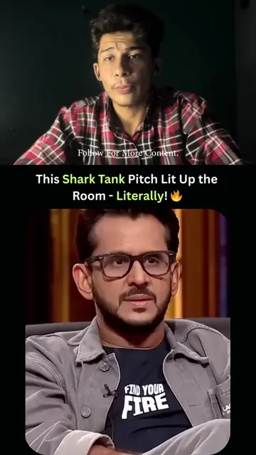 This Shark Tank Pitch Lit Up the Room—Literally! 🔥 Aman Gupta already had Rosha