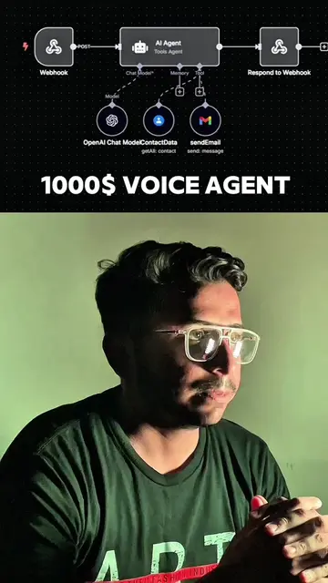 Tired of typing emails all day? I just built an AI Voice Agent that lets you sen