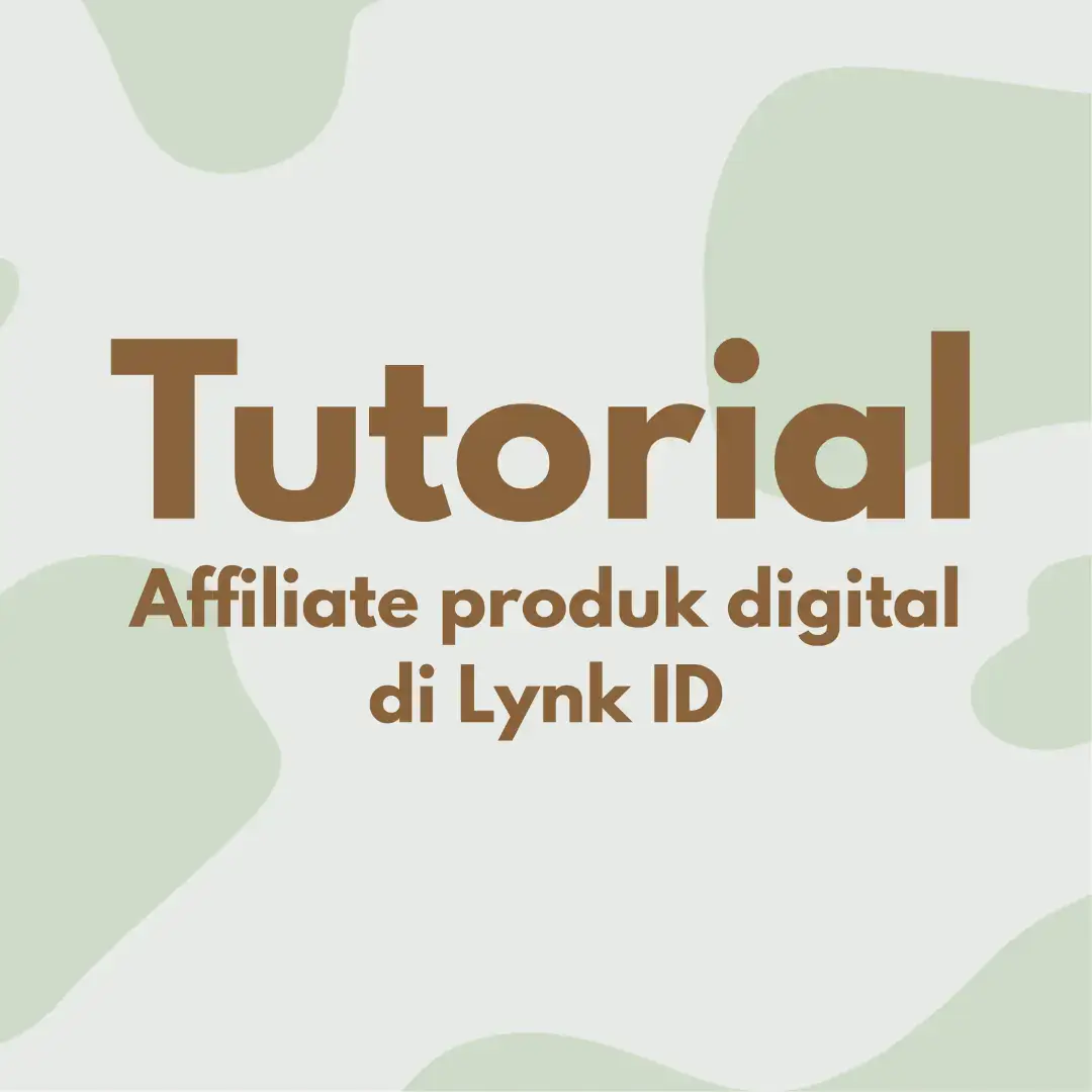 untuk teman-teman yang masih bingung gimana caranya affiliate produk digital di 
