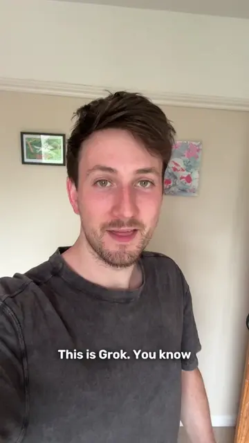 Grok TikTok thumbnail