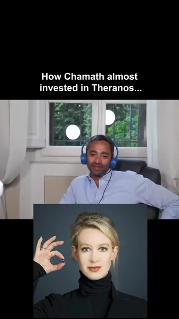 How Chamath almost invested in Theranos back in the day - good thing he missed o