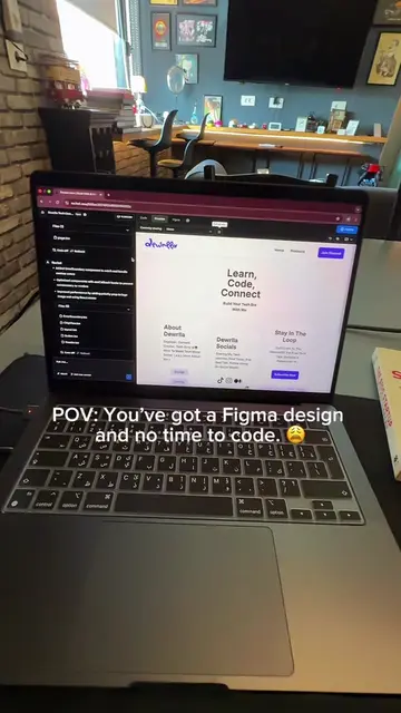 This AI tool literally builds your entire web app from one Figma file 😳 #codeto