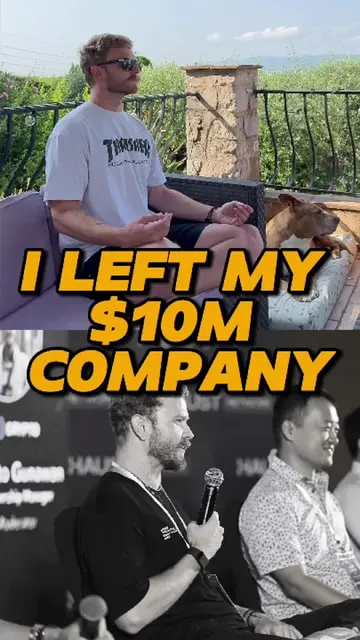 I walked away from a $10M company. Here's why. Building a successful company is 