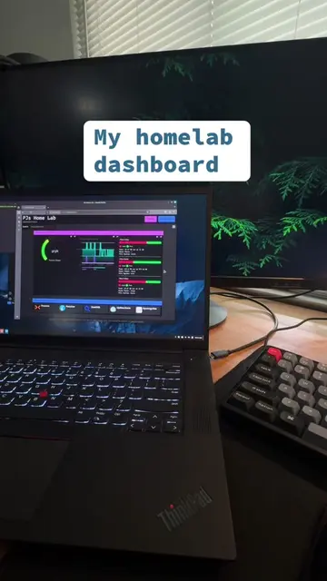 Dashy was cool, probably gonna switch to something better. #homelab #selfhosted 