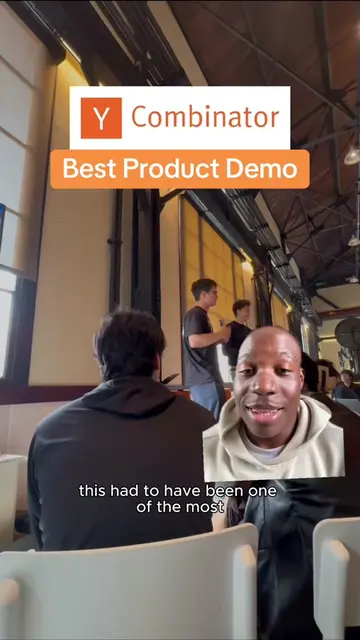 One of the best product demos I’ve ever seen at YC  #ycombinator #Tech #ai #foun