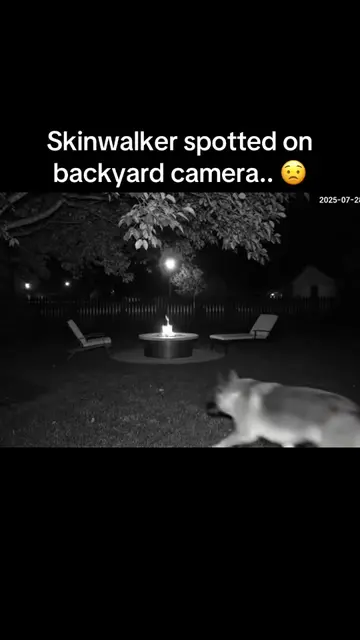 😳😳 #skinwalker #caughtoncamera                                                