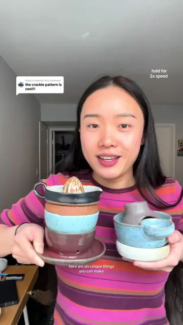 Replying to @annette_ho 🍃Unique things you can make as a beginner in pottery th