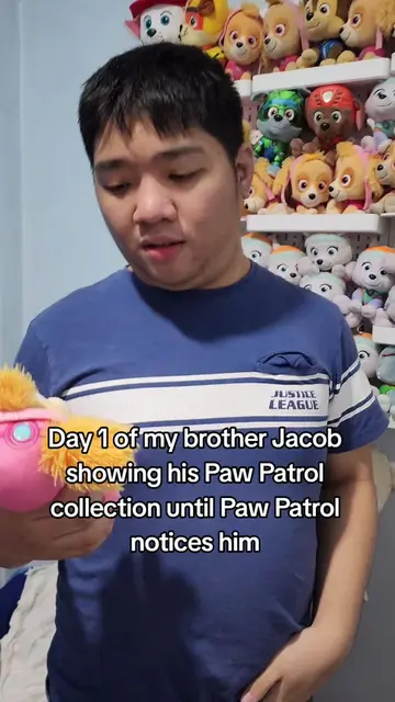 20 years old, and still loves Paw Patrol 🥰🐾 This is day 1 of my brother showin