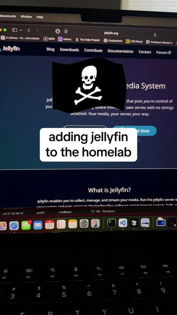 Self-hosted Netflix? Let’s try adding Jellyfin to the homelab. #Homelab #SelfHos