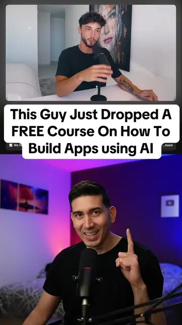 This Guy Just Dropped A FREE 2hr Course On How To Build Apps using AI. This is p