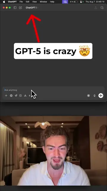 This is GPT-5, and it's not just an upgrade and it's like magic. ✨ I asked it to
