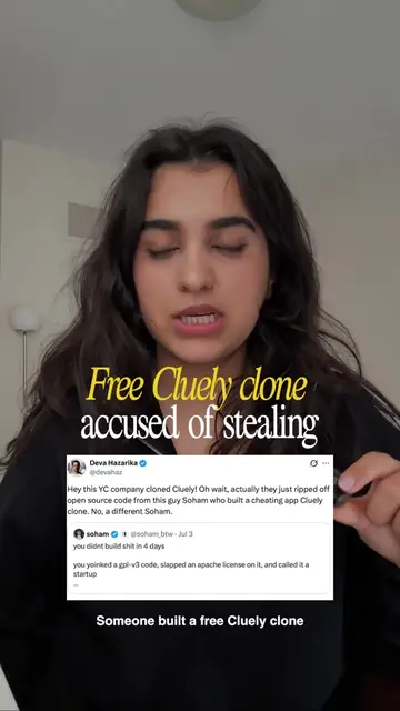 Cluely TikTok thumbnail
