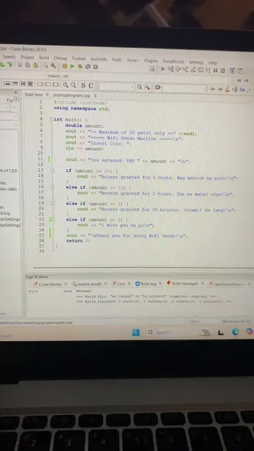 Ayy!! #foryoupageofficiall #codingc++ #practicingwifivendocodewithai #codeblocks