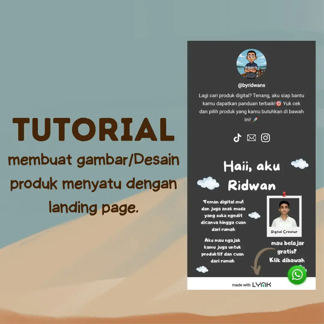 Masih bingung cara buat gambar/desain produk yang nyatu dengan landing page, aku
