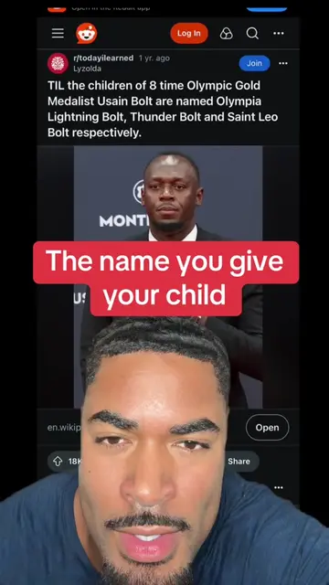 What do you think about this ??🤔🤔 #name #child #usainbolt #kid #names 