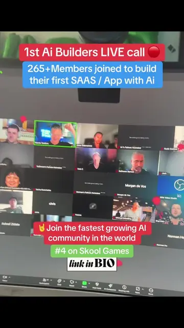 🚨 First AI Builders LIVE call just wrapped. Over 265 members already joined to 