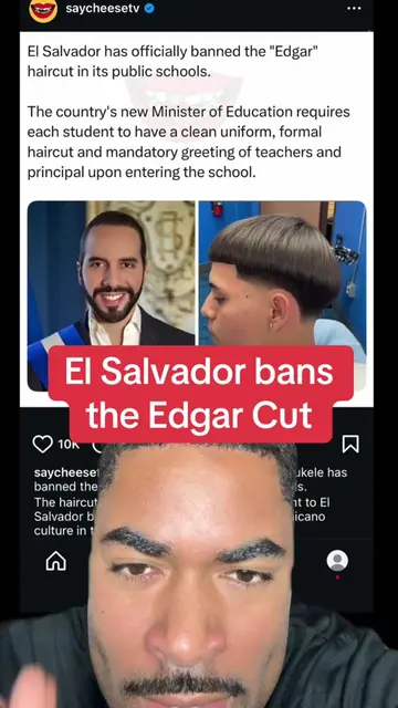 What do you think about this??🤔🤔#greenscreen #edgar #edgarcut #haircut #elsalv