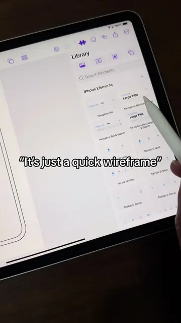It’s just a quick wireframe 🤩 Or is it?! 😂 #uiux #wireframe #appdesign #uiuxde