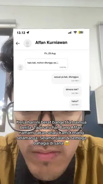 Namu akan selalu kami kenang, Bang Affan 🥹 #demo #affan #gojek #ojol #dpr 
