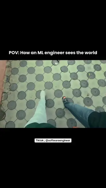 How machine learning engineer sees the world #machinelearning #softwareengineer 