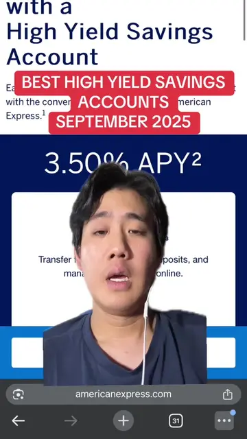 Best high yield savings accounts September 2025! #fyp #highyieldsavingsaccount #