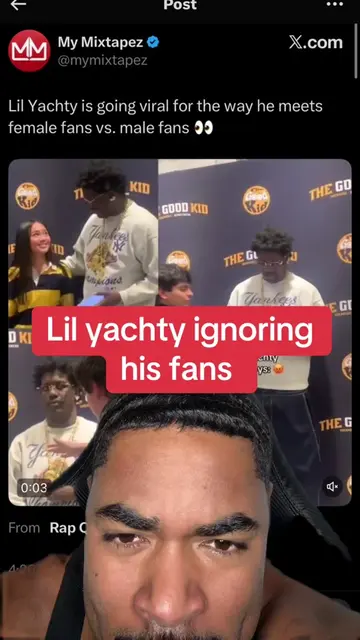 What do you think about this??🤔🤔#lilyachty #meetandgreet #fans #yachty #atlant