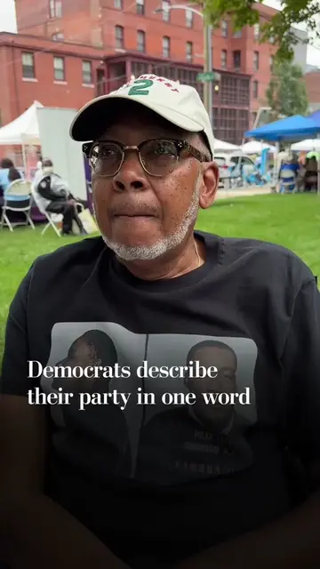 I asked Democratic voters in Pennsylvania to describe their party in one word, a