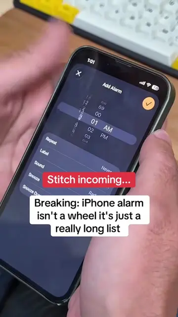 Solving the solution to how a infinite digital wheel is coded for theiPhone alar