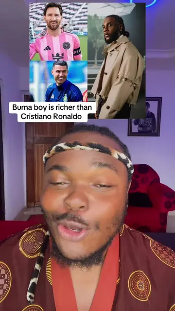 Burna boy is richer than Cristiano Ronaldo #burnaboy #cristianoronaldo #messi #f