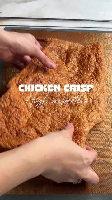 กรอบแบบไร้แป้ง ไร้น้ำมัน chicken crisp อร่อยแบบโปรตีนสูง💪💪 ส่วนผสม 🐓🐓🍗 เบกก
