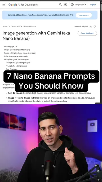 Google Just released the official Nano Banana Prompting guide. Here are 7 useful