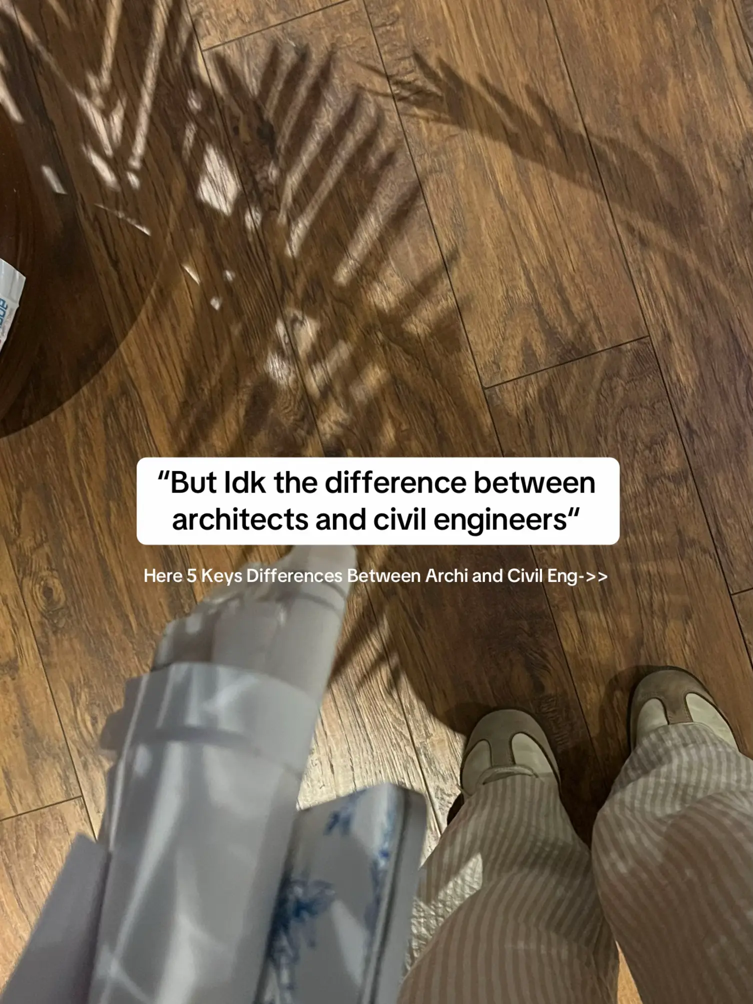 Architects and civil engineers work side by side, but their roles are completely