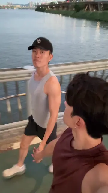 being out in korea hits different 