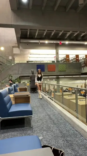 pov we’re in the library #fall #fashion #boots 