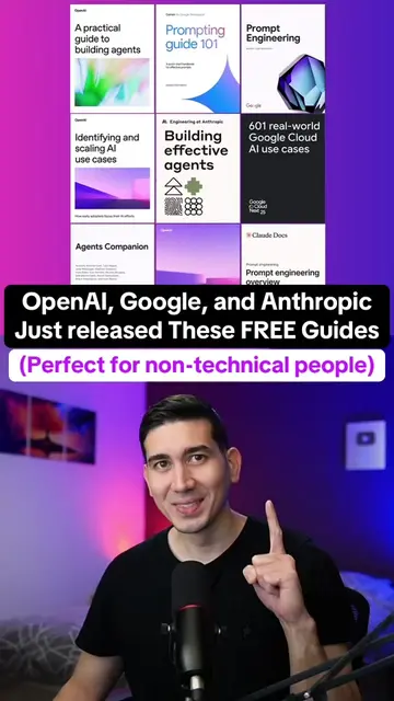 OpenAI, Google, and Anthropic Just Released These Free Guides To Learn AI (Perfe