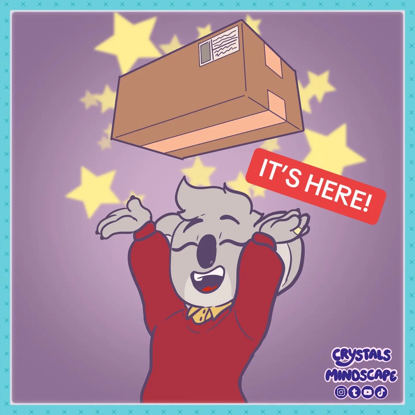Ella gets her box with her special contacts and Buster seems terrified of them. 