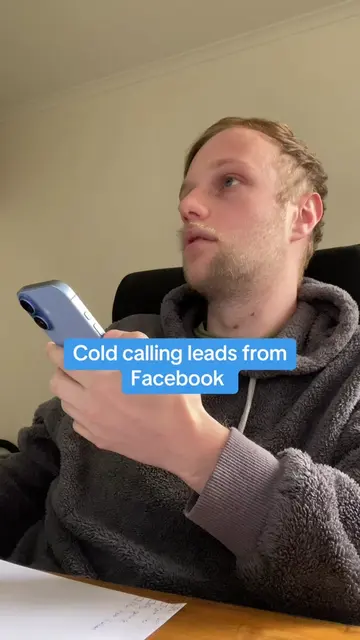 Cold calling leads from Facebook to set appointments for my appointment setting 